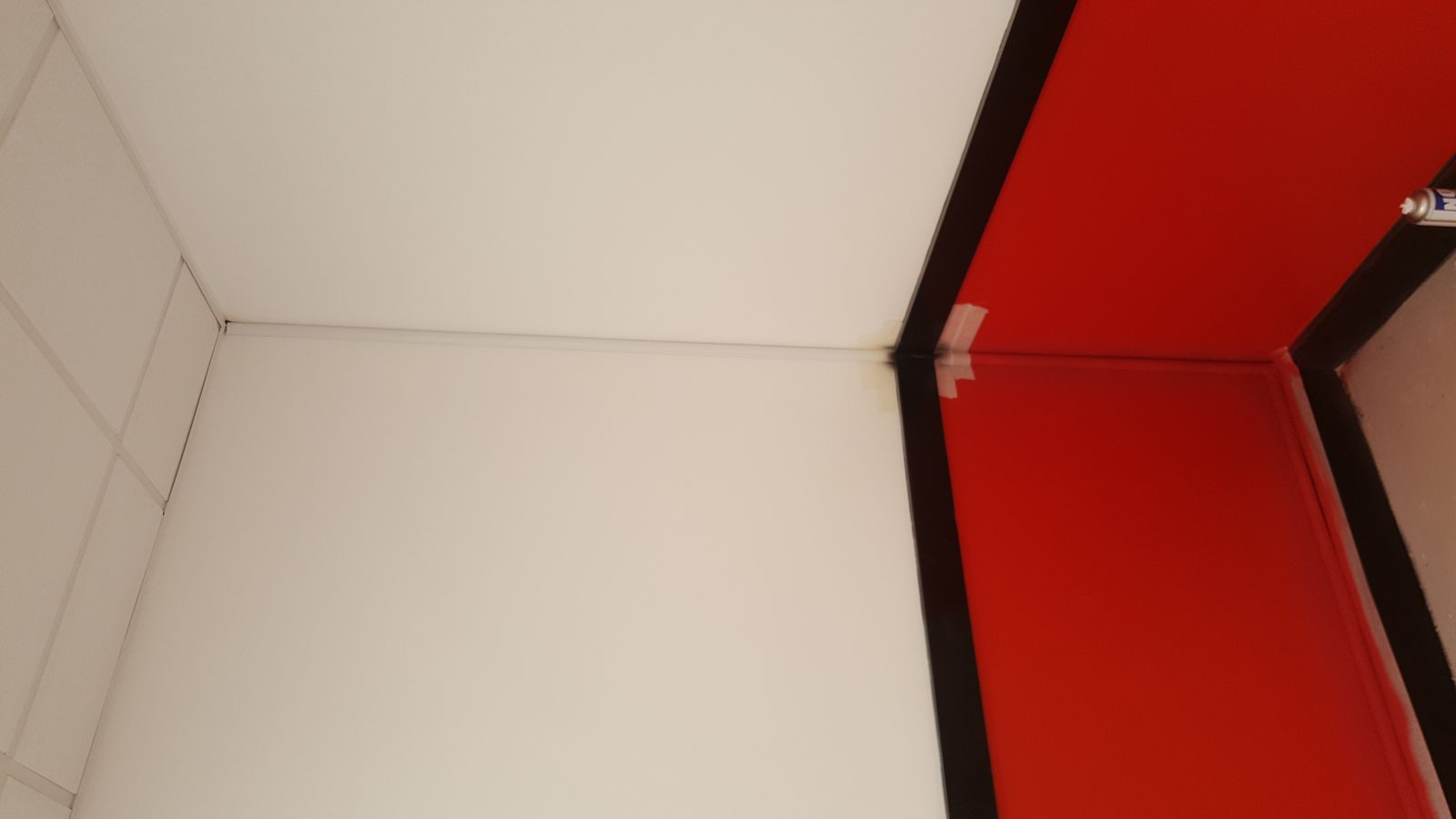 Electrical containment installed neatly around the building structure for protected cable routing.